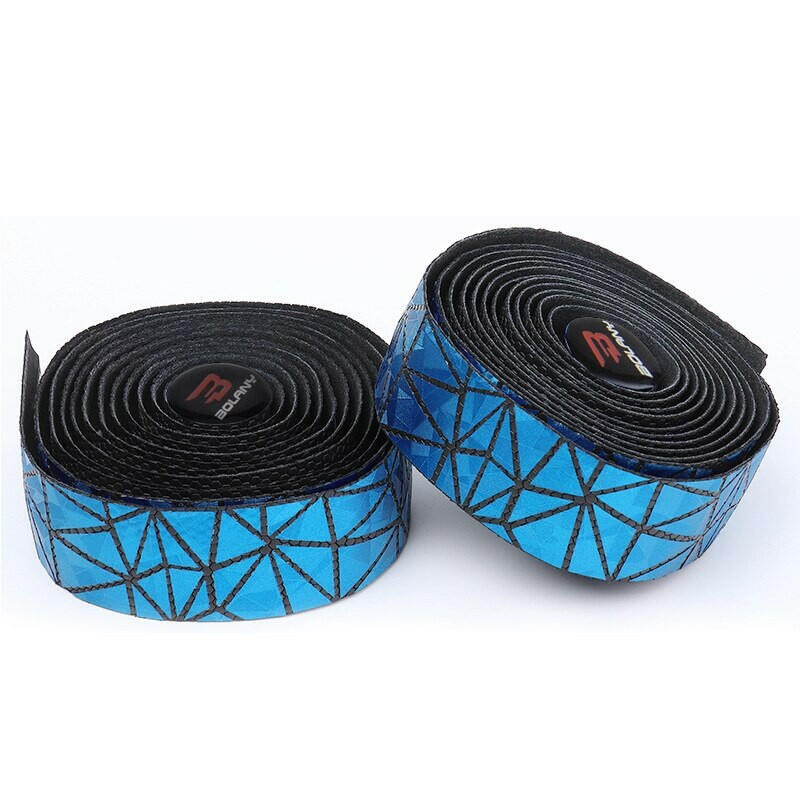 Bolany 1pair Road Bike Handlebar Tape PU Material Handle Bar Tape Sweat Non-slip Belt Cycling Sports Accessories Parts-WAYBIKER