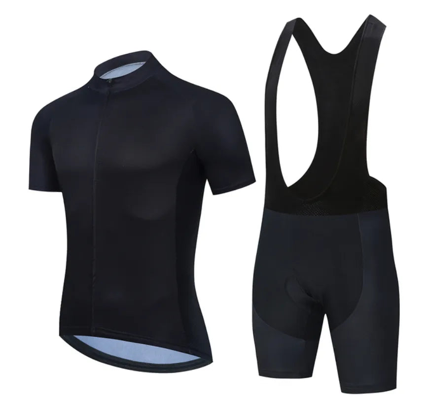 Summer Men's New Sports Cycling Short-sleeved Suit Quick-drying Breathable Mountain Bike Cycling Jersey-WAYBIKER