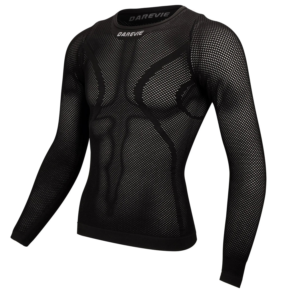 DAREVIE Cycling Base Laye Seamless Compression 2023 Full Sleeve Underwear Breathable High Quality MTB Road Bike Full Sleeve Vest-WAYBIKER