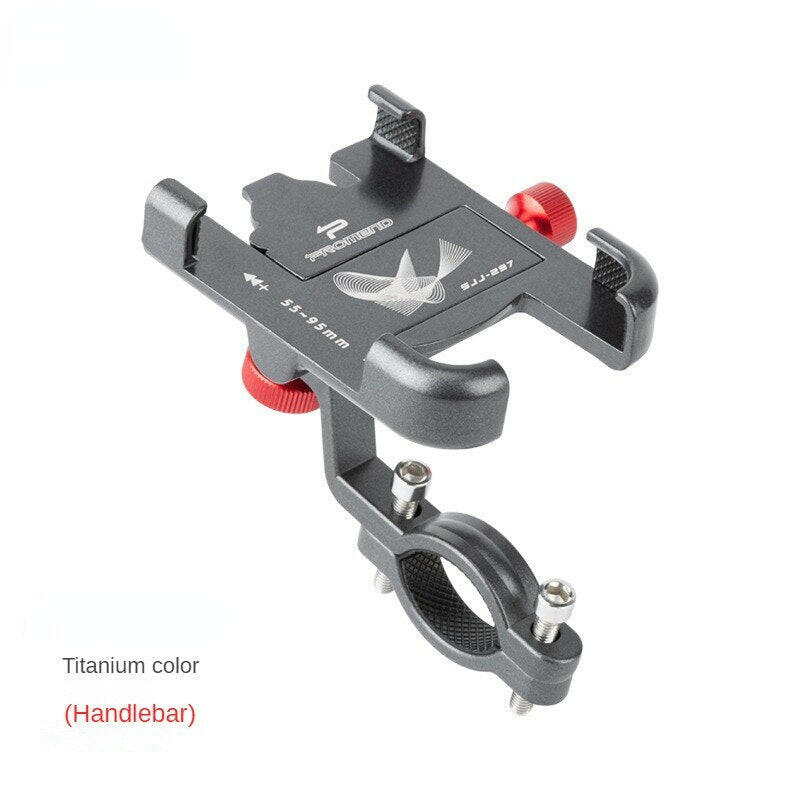 Promend 360 Rotatable Bike Mobile Phone Holder Aluminum Adjustable Bicycle Holder Non-slip MTB Mount Stand Cycling Bracket-WAYBIKER