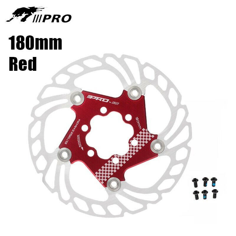 IIIPRO Mountain Bike Bicycle Floating Disc Brake Rotor 6 Bolts 140mm 160mm 180mm 203mm-WAYBIKER