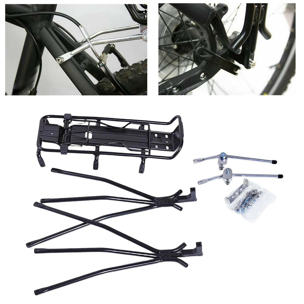 Mountain Road Bike Rear Carrier Rack  Cargo Pannier Rack Touring Carrying Rack  Equipment Freight Shelf Universal for Travel-WAYBIKER