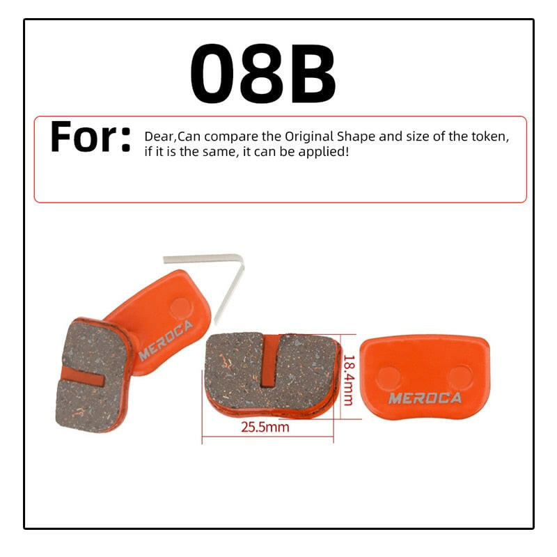 Bicycle Resin Brake Pad Mtb For Shimano M375 M445 Mt200 Bb5 Bb7 Mountain Road Bike Hydraulic Disc Brake Pads-WAYBIKER