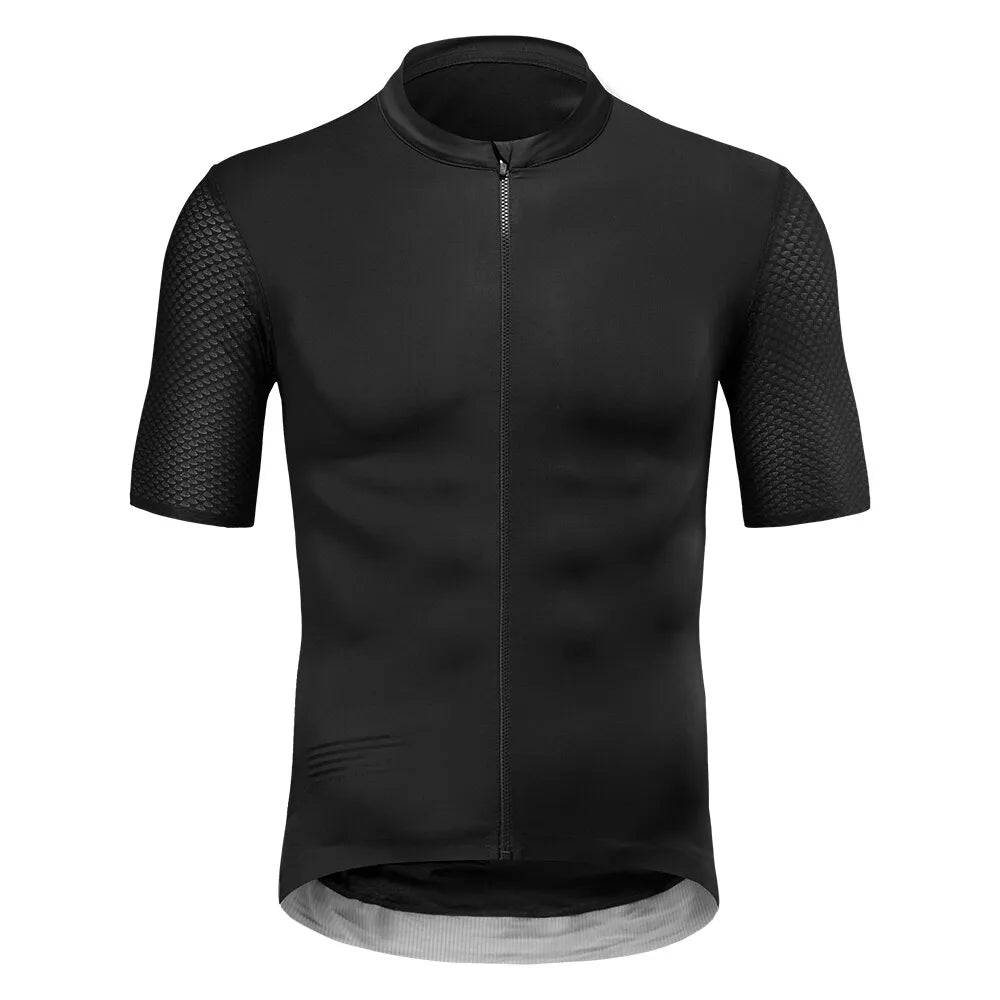 Cycling Jersey Men Bicycle Clothing Male MTB Maillot Clothes White Black Pockets Mountain Bike Shirt Enduro Racing Summer-WAYBIKER