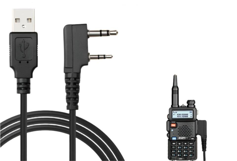 BAOFENG Opengd77 Tier2 DMR Radio Tier I & II USB Programming Cable For DM-1701 DM-1702 DM-1801 DM-5R RD-5R Drive Free Radio-WAYBIKER