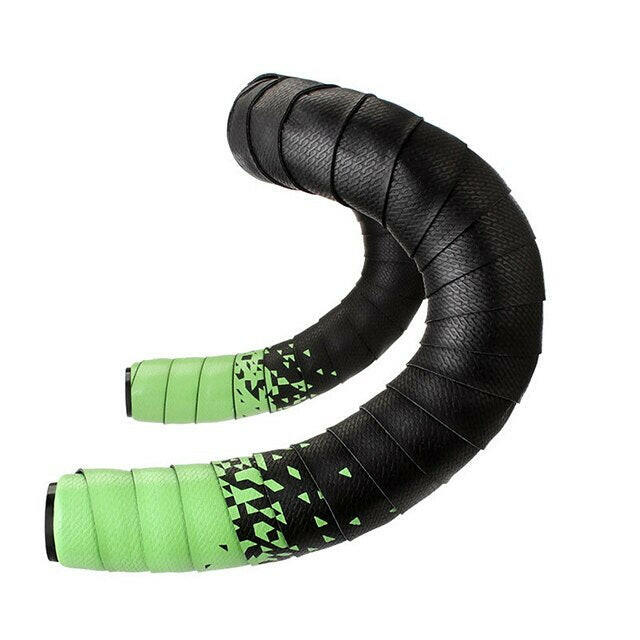 Carbon pattern/Chrysanthemum pattern Road Bike Bar Tape Handlebar Tapes EVA/PU Soft Anti-Vibration Wrap Tape Durable Bar Bartape-WAYBIKER