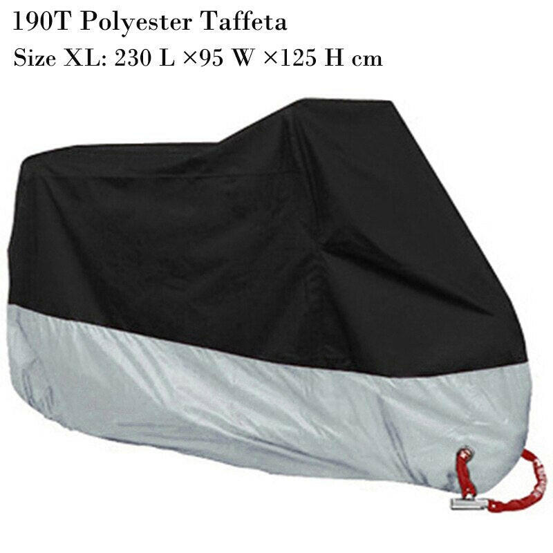 Toptrek Motorcycle Rain Cover Waterproof Dustproof UV-Resistant Snowproof All Season Wings Protective Cover For Motorcycle