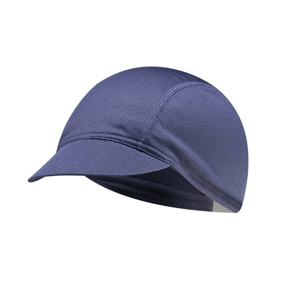 Outdoor Portable Dustproof Quick-Drying  Breathable Bicycle Riding Cap Summer Elastic Cycling Hat Mesh Fabrics-WAYBIKER