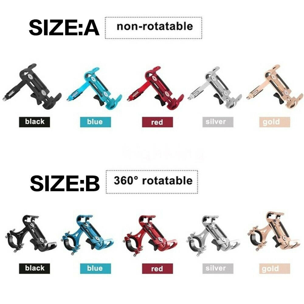 Metal Motorcycle Bike Phone Holder Aluminum Alloy Anti-slip Bracket GPS Clip Universal Bicycle Phone Stand for all Smartphones-WAYBIKER