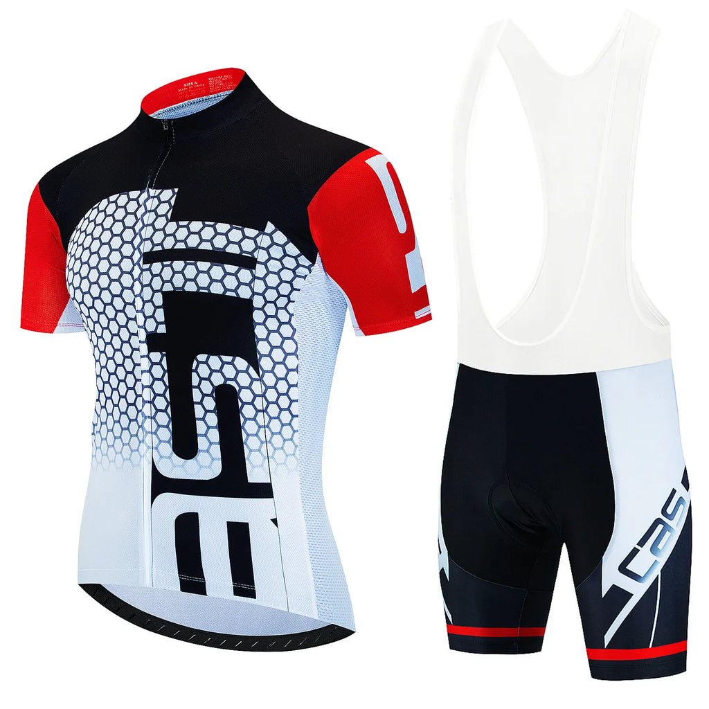 New Cycling Jersey Set Summer Cycling Clothing MTB Bike Clothes Uniform Maillot Ropa Ciclismo Men's Cycling Clothes Bicycle Suit