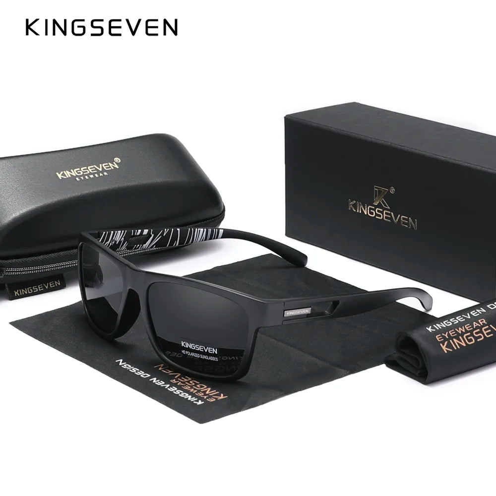 KINGSEVEN New 2023 Brand Design Men's Glasses Polarized Sunglasses Women UV Lens Fashion Eyewear Oculos de sol-WAYBIKER