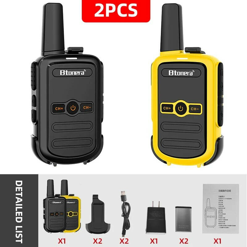 Mini Walkie Talkie Btonera BT-310 Portable Two Way Radio PMR FRS Radio Comunicador Long range Kids Walkie-Talkie for Hotel Busin-WAYBIKER