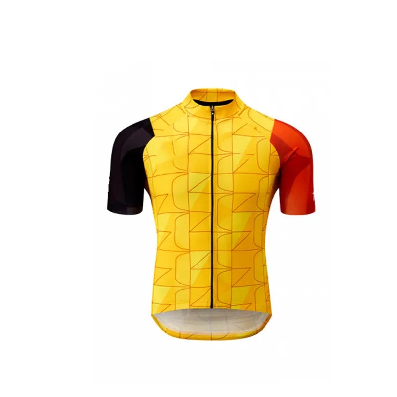 Summer Men's Cycling Jerseys Short Sleeve Shirts Wear  Ropa Maillot Ciclismo-WAYBIKER