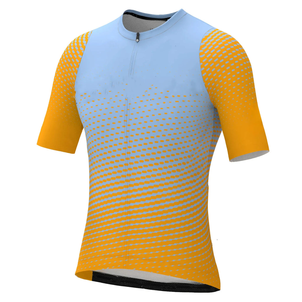 Cycling High Quality Men Short Sleeve Summer 2023 Wholesale Jersey Sublimation Sportswear Mountain  Breathable Hot-WAYBIKER