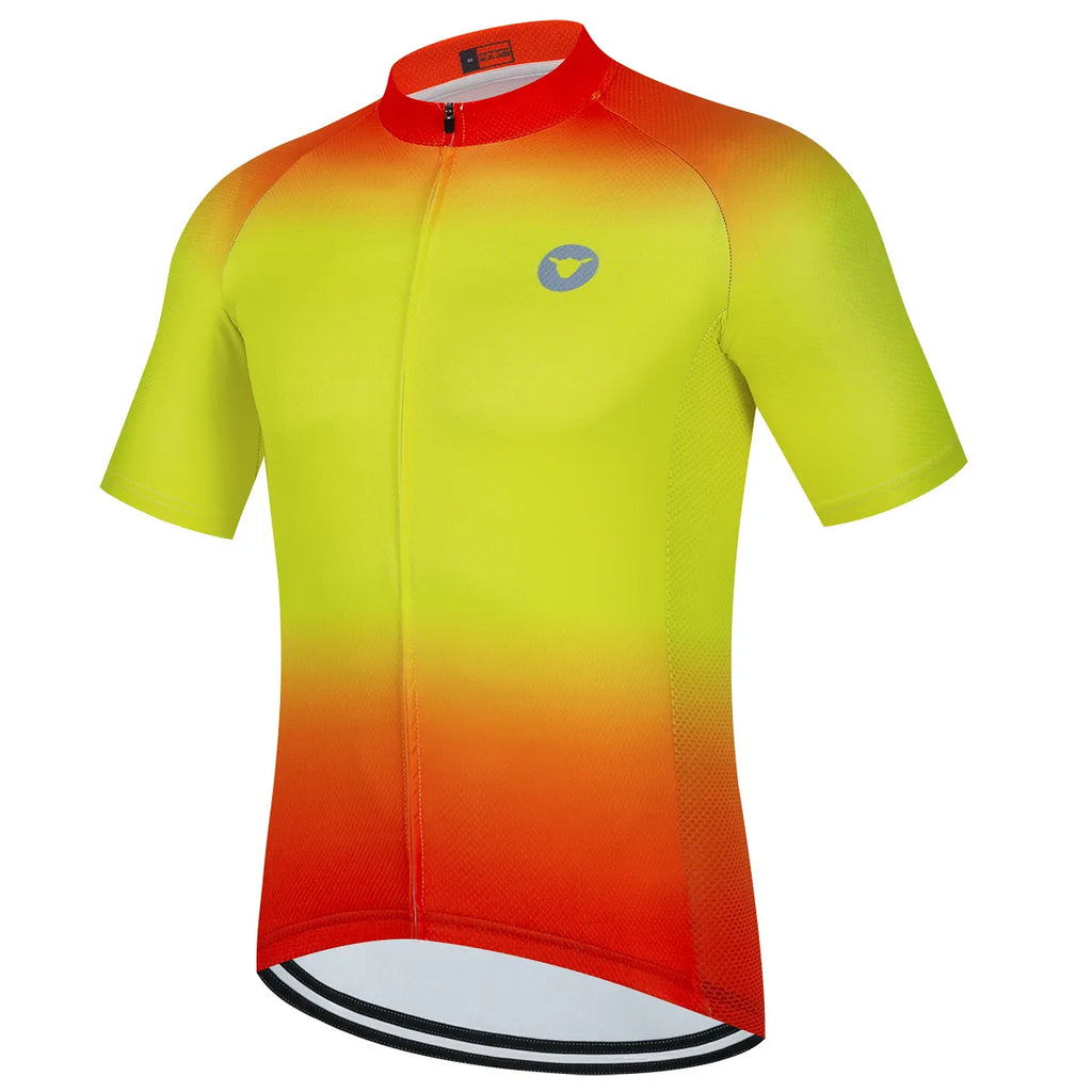 Downhill Bicycle Clothing Ropa Ciclismo Maillot Quick Dry Bike Shirt Cycling Jersey Pro team Summer Short Sleeve Man-WAYBIKER