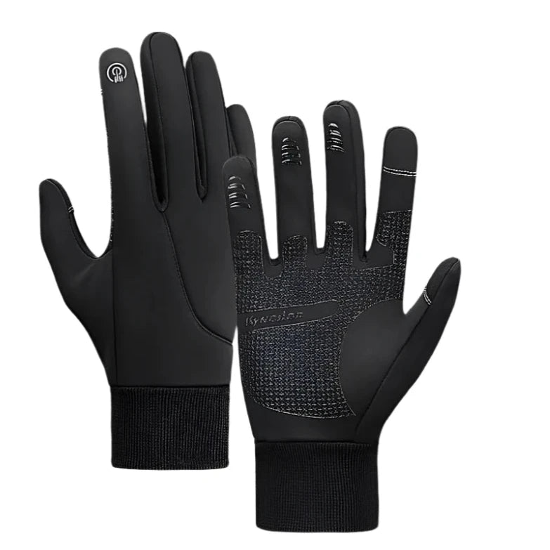 Winter Gloves Men Cycling Bike Women Thermal Fleece Cold Wind Waterproof Touch Screen Bicycle Warm Outdoor Running Skiing Mitten-WAYBIKER