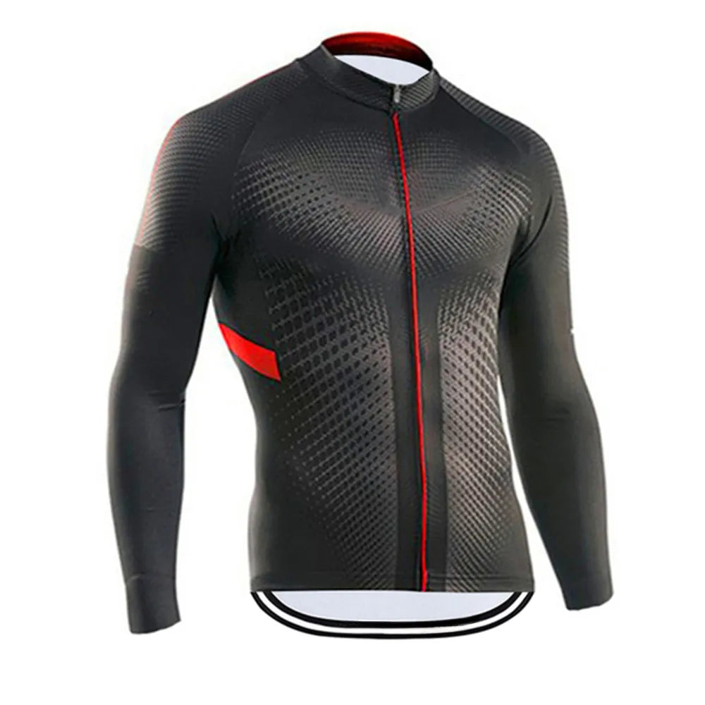 Spring Men's Long Sleeve Sportswear Cycling Jersey Bicycle Autumn Clothes Bike Mountain Bike Shirt Quick Dry Tops Comfortable-WAYBIKER