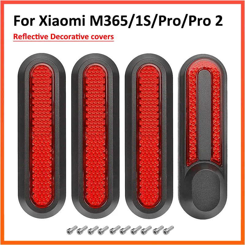 Pro Wheel Decorative Cover For Xiaomi M365 1S Pro2 Electric Scooter Modified Reflective Cover with Screws-WAYBIKER