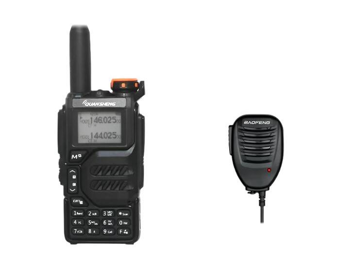 Quansheng Walkie Talkie UV-K5 Long Range Air Dual-Band 2-Way Radio 5W High Power 1600mAh Portable 200 Channel Free TPYE-C Cable-WAYBIKER