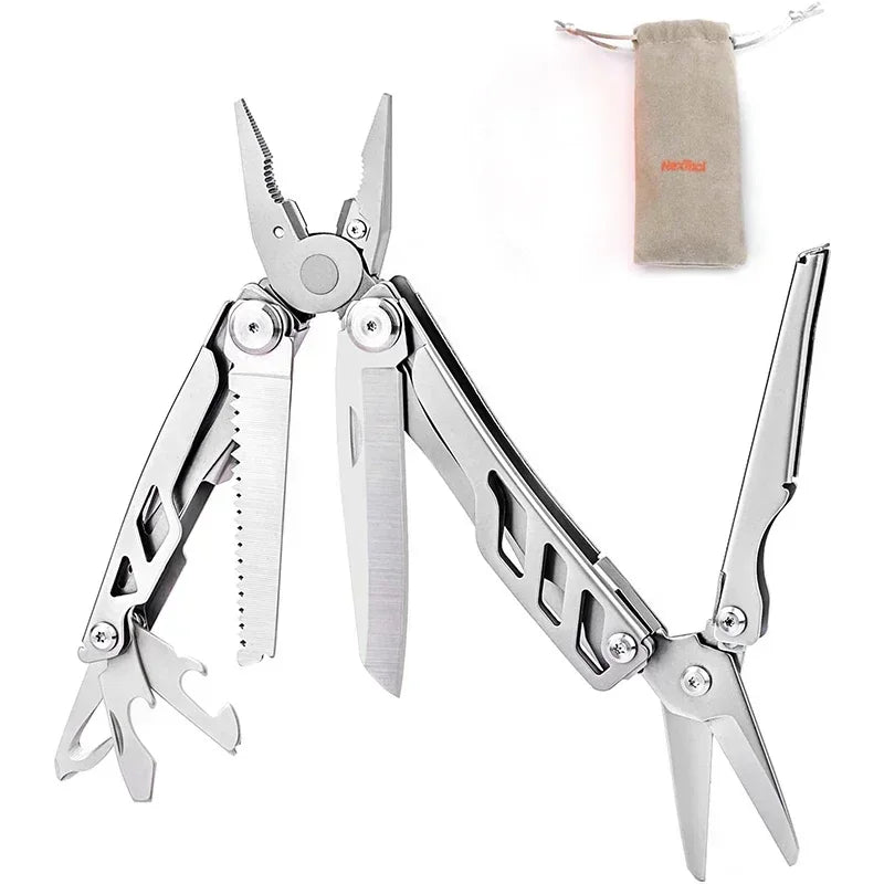 Xiaomi 2024 Newest NexTool Flagship Pro Multitool 16 In 1 Multi Function Tool Folding Pliers Big Scissors Outdoor EDC Equipment