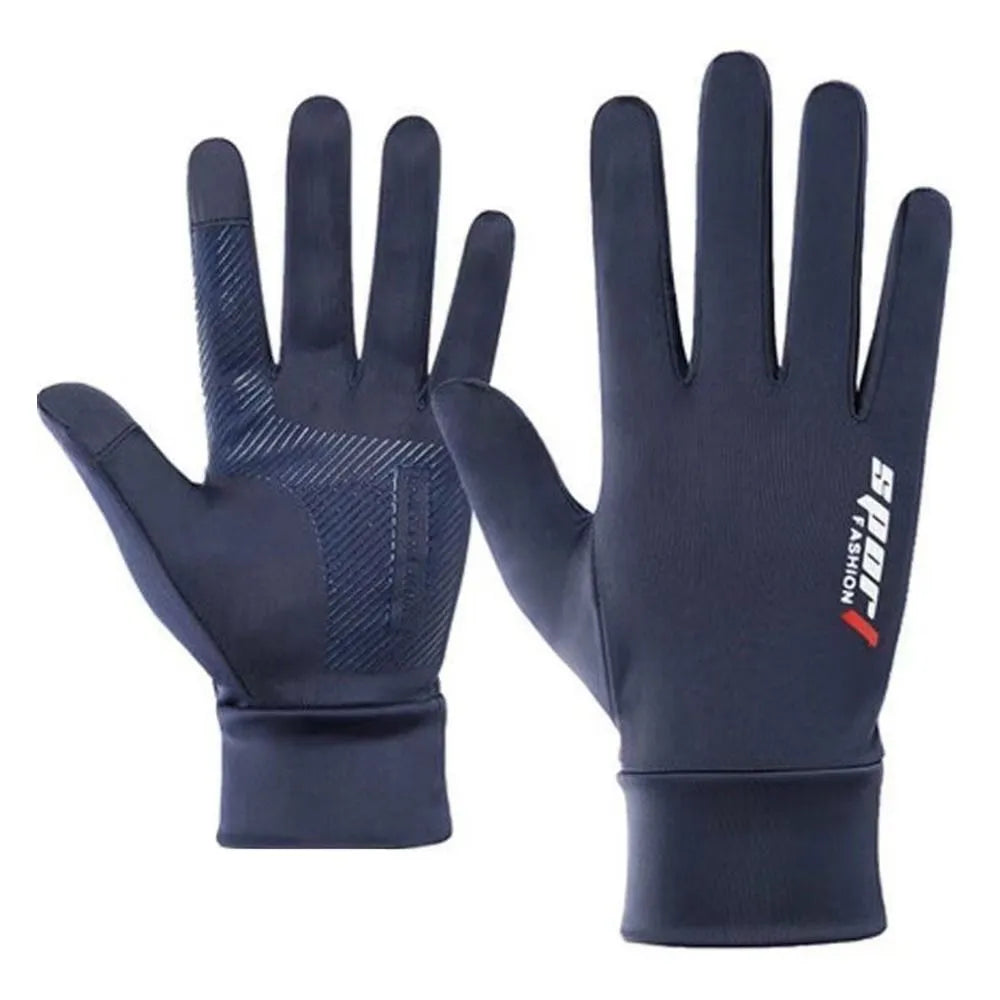 Summer Sun Protection Gloves Touch Screen Thin Gloves Anti-UV Breathable Non Slip Ice Silk Gloves Riding Driving Gloves-WAYBIKER