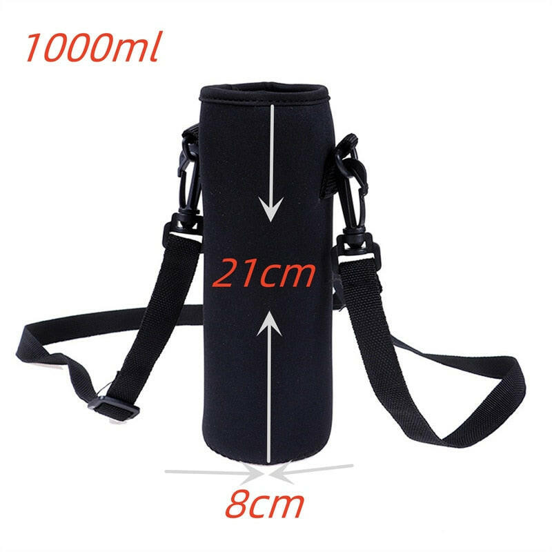 1pc 420-1500ML Sports Water Bottle Case Insulated Bag Neoprene Pouch Holder Sleeve Cover Carrier for Mug Bottle Cup-WAYBIKER