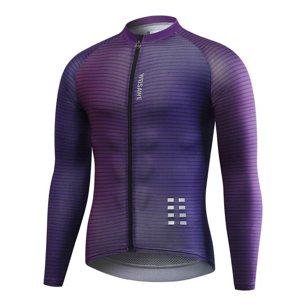 WOSAWE New Cycling Jersey Long Sleeve MTB Bicycle Cycling Clothing Mountain Bike Sportswear Cycling Clothes-WAYBIKER