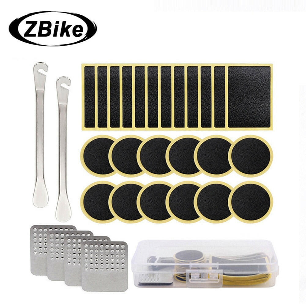 Bicycle Tire Patch Glueless Kit Wheel Tyre Lever MTB Road Bike Inner Tire No-glue Adhesive Quick Dry Repair Tool Set Accessories-WAYBIKER