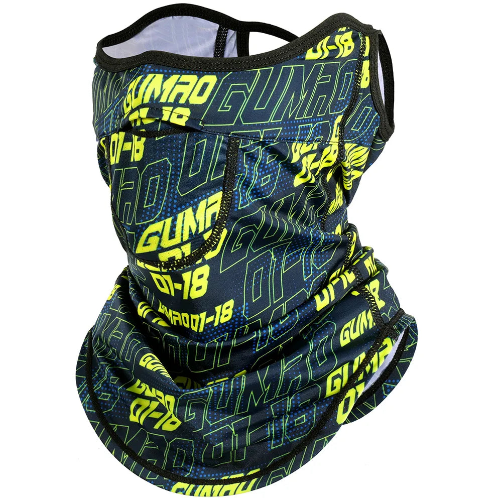 Summer Cycling Face Cover Traingle Mask Bandana Hanging Ear Windproof Sports Hiking Running Bicycle Neck Gaiter Scarf Men Women-WAYBIKER