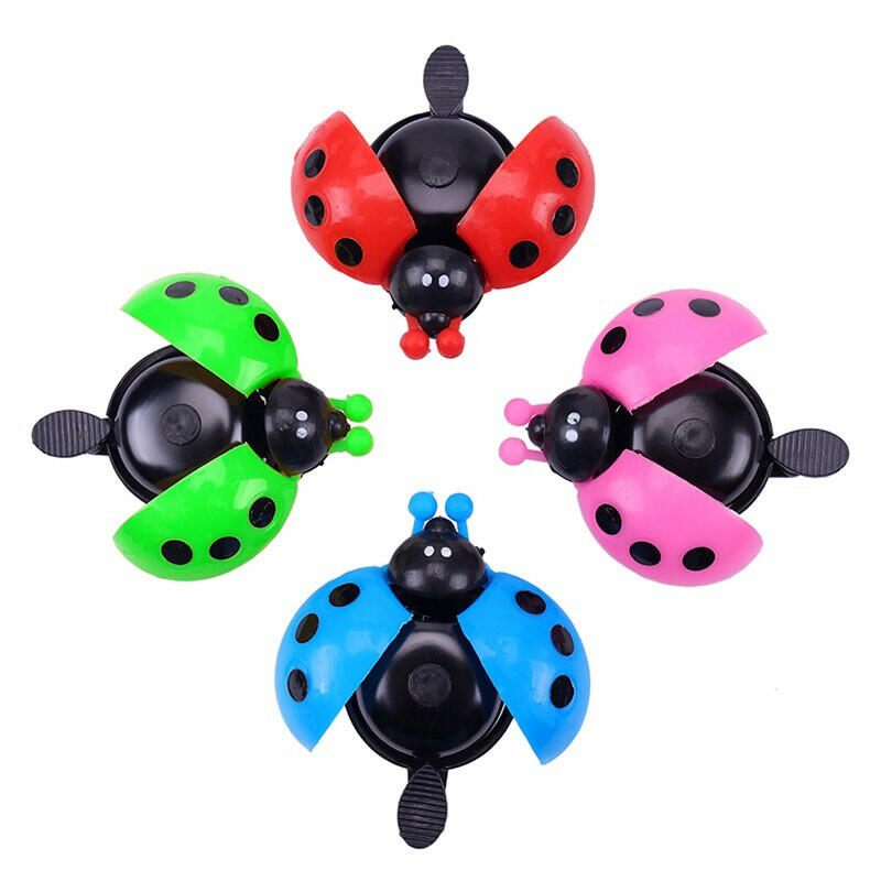 KMT 1PC Bicycle Bell Ring Beetle Cartoon Ladybug Bell Ring For Bike Cute Horn Alarm Bell Child Bicycle Accessories-WAYBIKER