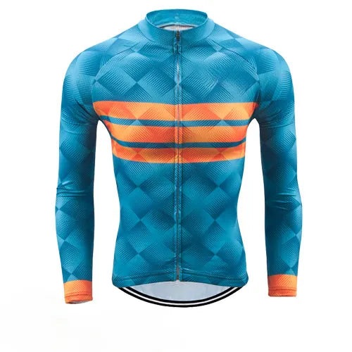 Long Sleeve Cycling Jerseys Breathable Mountain Bike Clothing Autumn Summer Bicycle Clothes Maillot Ropa Ciclismo-WAYBIKER