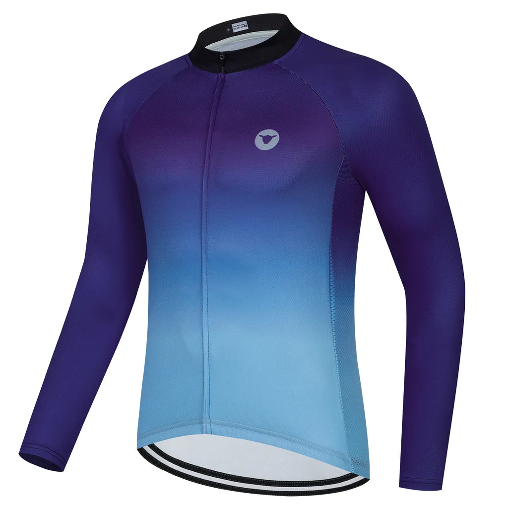 2023 Bicycle Team Cycling Shirts Long Sleeve Men Cycling Jersey Jersey Bike Wear Summer Premium Bicycle Clothing-WAYBIKER