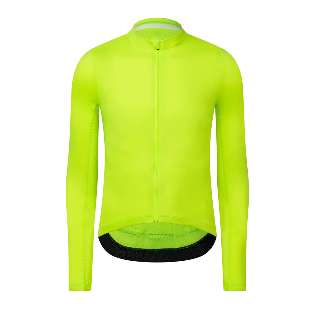 2023 Spring Men Cycling Jersey Long Sleeve Tops MTB Bike Breathable Quick Dry Shirt Bicycle Clothing-WAYBIKER