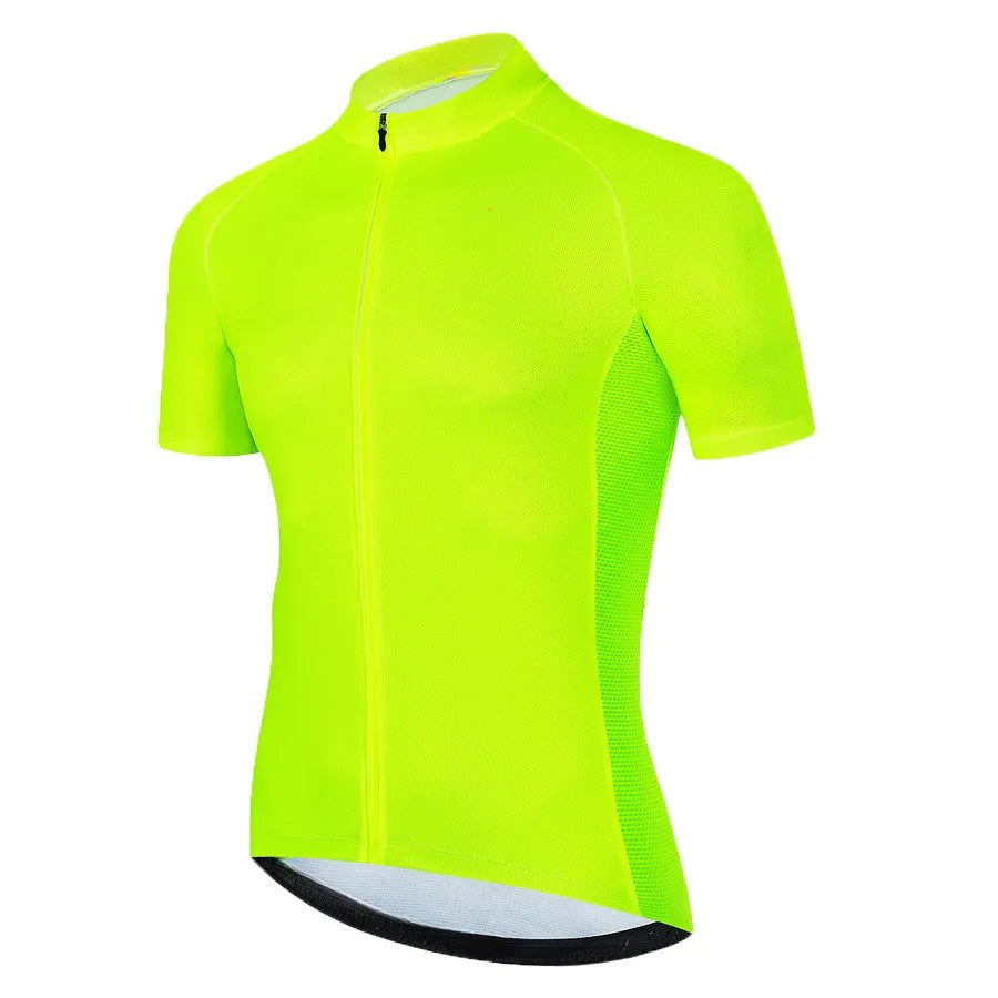 Summer yellow Cycling Jersey Shirt Racing Sport Bicycle Shirt Ropa Ciclismo Pro Team MTB Bike Jersey Cycling-WAYBIKER