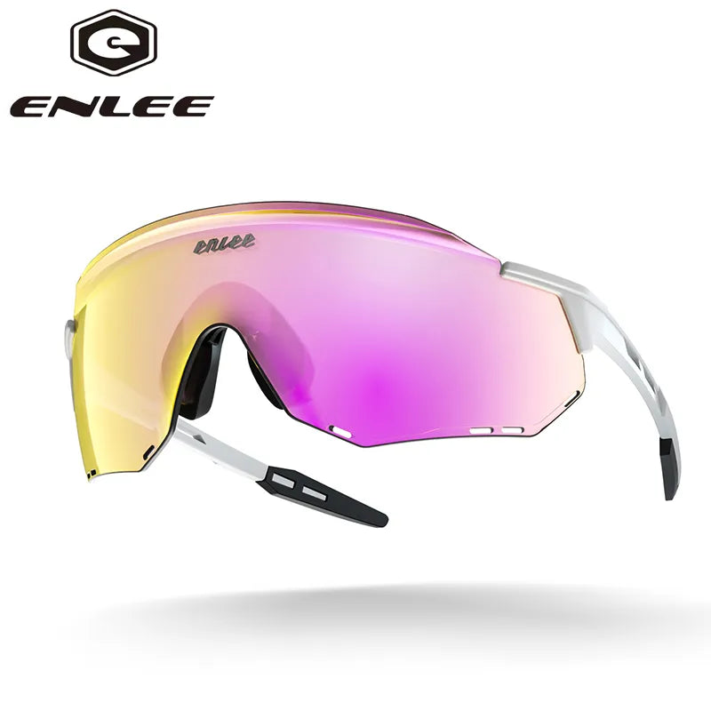 ENLEE Cycling Glasses Outdoor Sports Fashion Polarized Sunglasses Windproof And Universal Sunglasses For Men And Women Bicycle-WAYBIKER