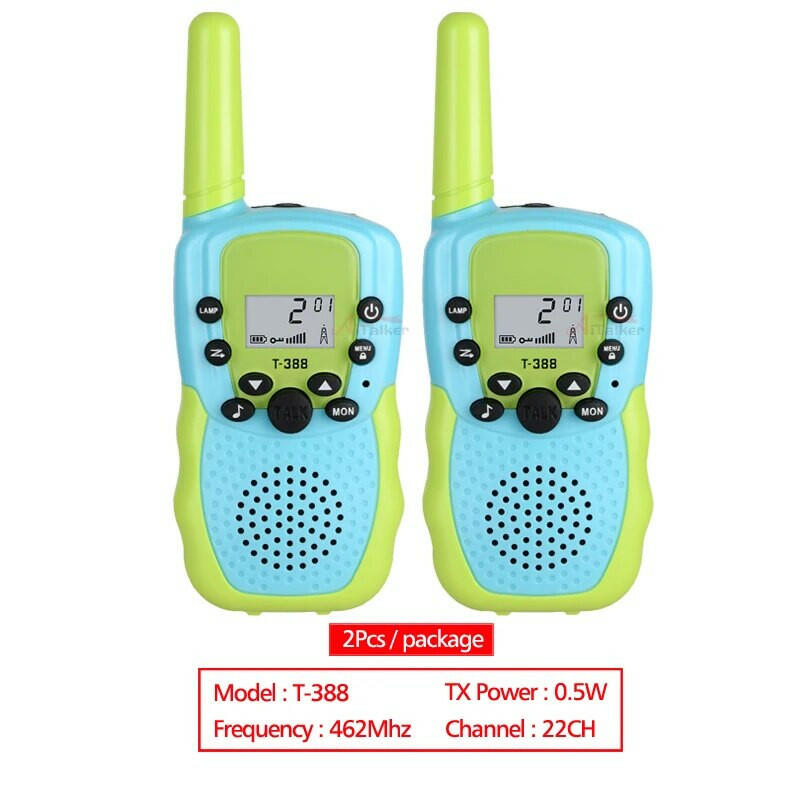 2Pcs Mimi Pc Walkie Talkie For Kids Boys Girls Tablet Funny Toys UHF Two Way Radio Talki Walki Children Interphone Free Talk-WAYBIKER