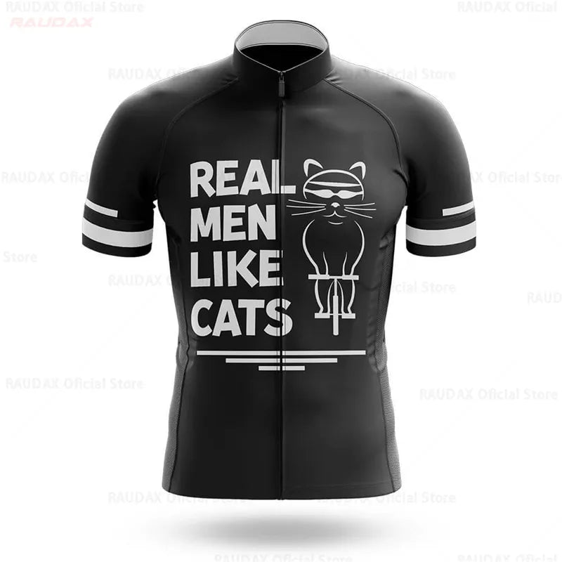 2023 Cycling Jersey Men CAT Bike Top MTB Bicycle Shirt Mountain Road Riding Clothing Short Sleeve Summer