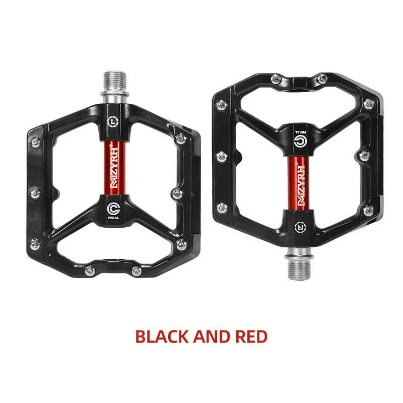 MZYRH Reflective Bicycle Pedals Ultralight Aluminum Sealed Bearings Road Bmx Mtb Pedals Non-Slip WaterProof Bicycle Pedals-WAYBIKER