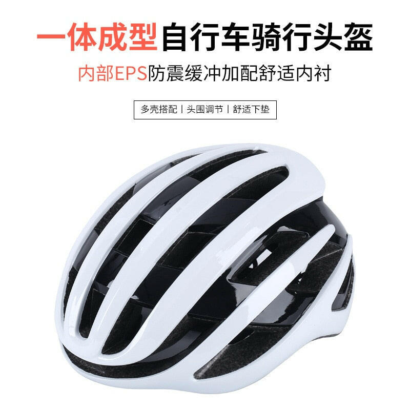 Road Bicycle Helmet Red Cycling helmet For Man Women Size M L EPS + PC Shell Mtb Bike Equipment Outdoor Sports Safety Cap-WAYBIKER