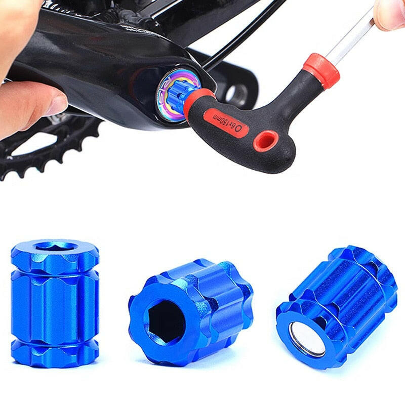 Lebycle Crank Installation Tool with wrench Remove&Install Crank Arm Adjustment Cap for Shimano HollowTech XT Bike Repair Tools-WAYBIKER