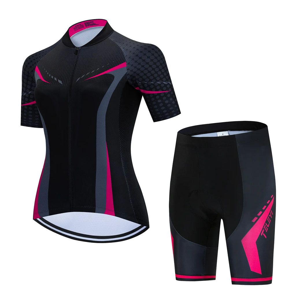 Mountain Bike Female Set Cycling Jersey Women Sportwear Cheap Wholesale Women Clothes Woman Clothing Women's Cycling Shorts Sets