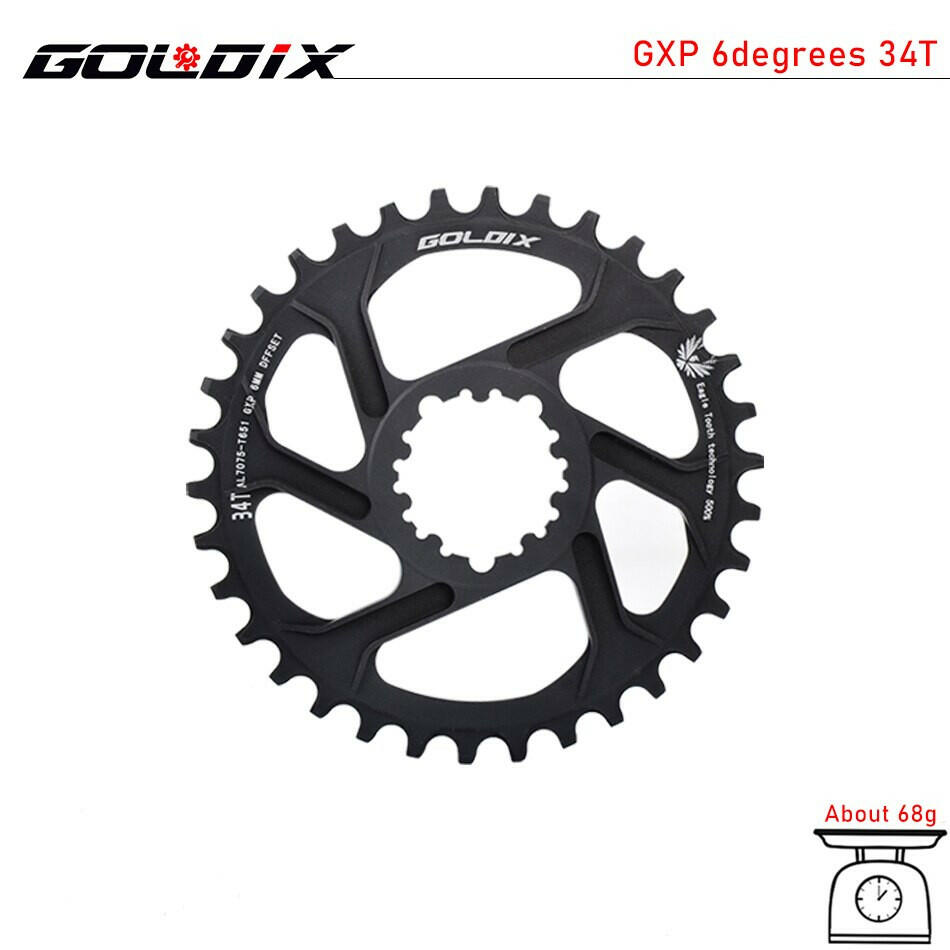 GOLDIX MTB GXP Bicycle Chainring Narrow Wide Mountain Bike Chainwheel 30T 32T 34T 36T 38T For SRAM GXP XX1 X9 XO X01 gx Eagle NX-WAYBIKER