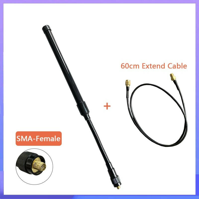 Gooseneck Tactical Antenna UV-16 Pro VHF UHF SMA-Female Foldable Antenna For Baofeng Walkie Talkie UV-82 UV-5R Two Way Radio-WAYBIKER