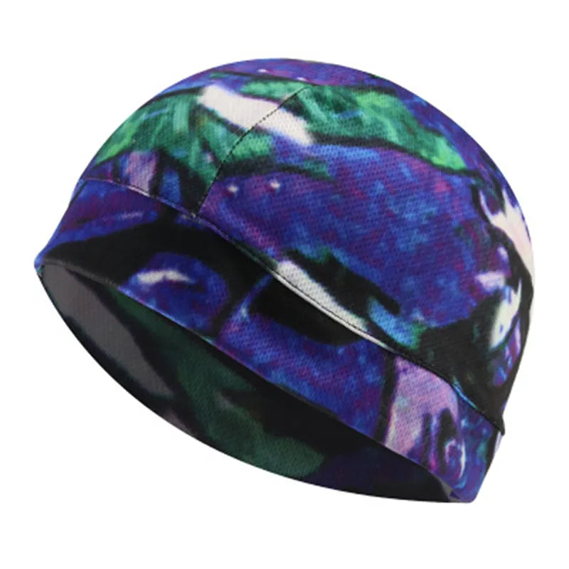 Summer Unisex Quick Dry Cycling Cap Anti-UV Hat Motorcycle Bike Bicycle Cycling Hat Anti-Sweat Inner Cap for Outdoor Sports Hat-WAYBIKER