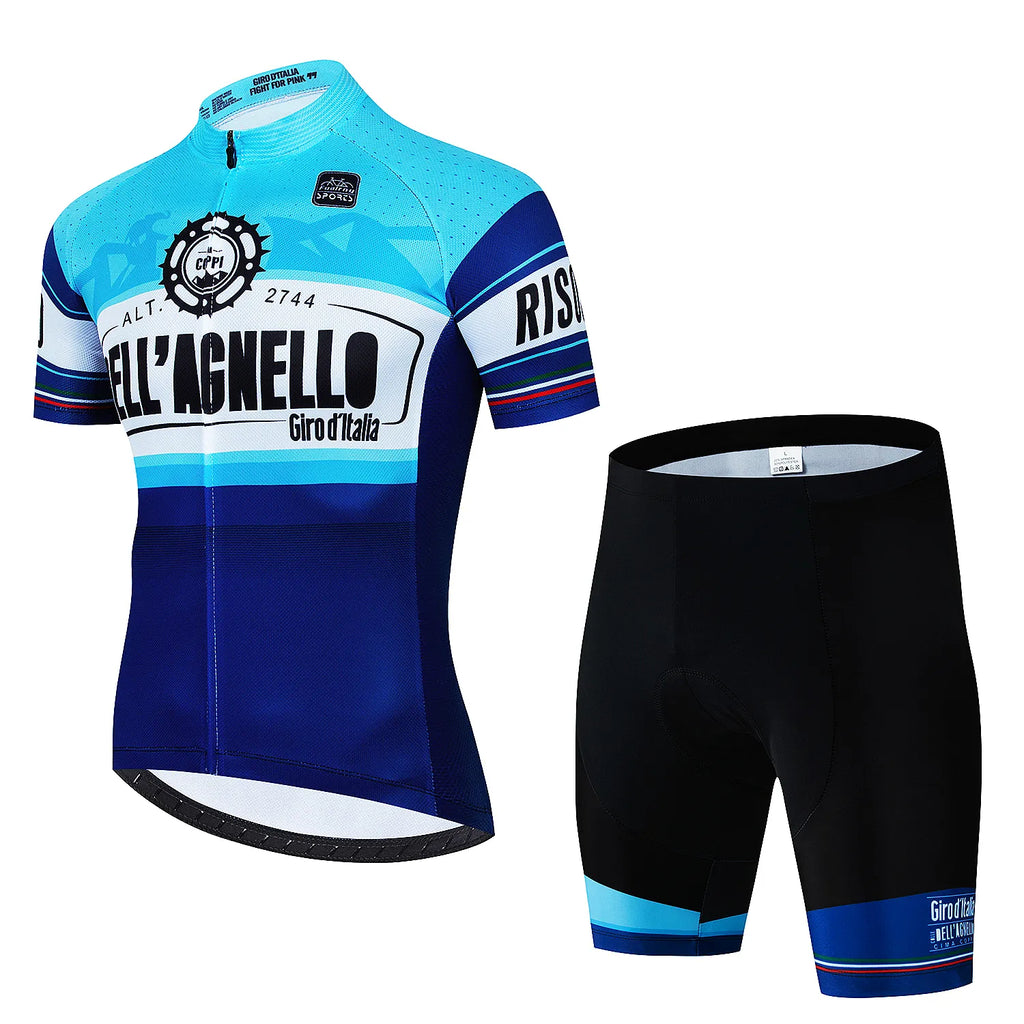 Tour De Giro D'ITALIA Cycling jersey Sets Mens Cycling Clothing Summer Short Sleeve Quick-dry MTB bike suit Ropa Ciclismo estivo-WAYBIKER