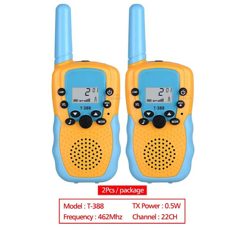 Boys Girls Walkie Talkie Birthday Christmas Gifts2pcs Handheld Transceiver Two Way Radio Mini Toys Talki Walki For Kids PMR FRS-WAYBIKER