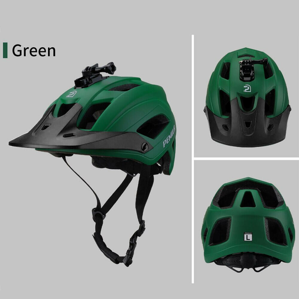 PEMILA Outdoor DH MTB Bicycle Helmet Integrally-molded Road Mountain Bike Helmet Ultralight Racing Riding Cycling Helmet-WAYBIKER