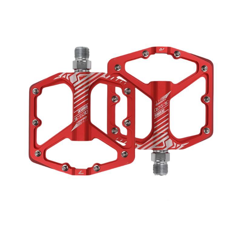 ENLEE MTB Bicycle Pedal Aluminum Alloy Wide Flat XC DH Bicycle Pedal Ultra Light Bicycle Pedal BMX Parts-WAYBIKER