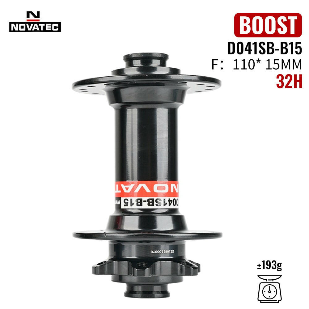 Novatec Bicycle Hub D442 D041 Front Rear Wheel Hub 2/4 Bearing For 8/9/10/11/12 speed mountain bike hub 32H  BOOST THRU 15/12MM-WAYBIKER