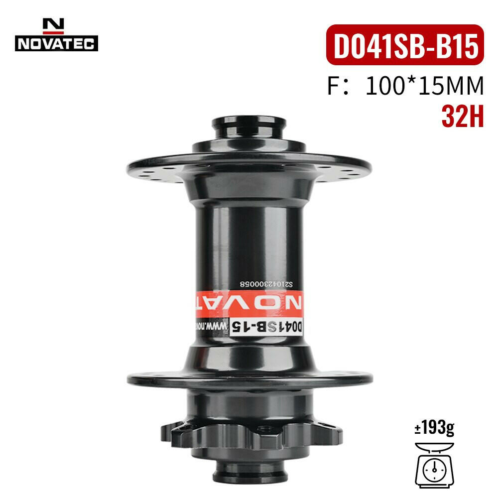 Novatec Bicycle Hub D442 D041 Front Rear Wheel Hub 2/4 Bearing For 8/9/10/11/12 speed mountain bike hub 32H  BOOST THRU 15/12MM-WAYBIKER